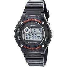 Casio Unisex W-216H-1AVCF Illuminator Black Watch