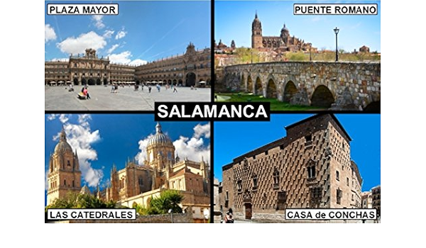 Souvenir imán para nevera – Salamanca España 9 cm x 6 cm ...