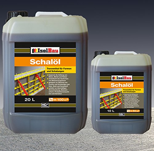 30 Liter Schalöl Professional Schaloel Trennmittel Betontrennmittel Schalungsöl Trennmittel für Formen und Schalungen Holz Me