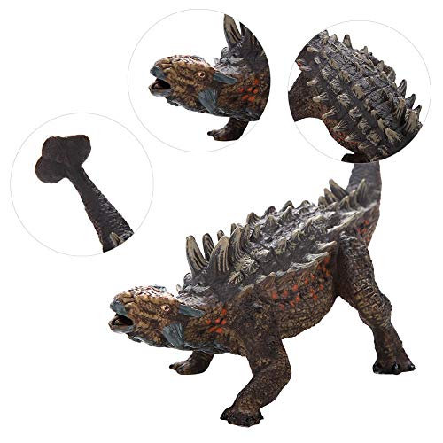 Zerodis Ankylosaurus Dinosaurier Figur realistische Dinosaurier Actionfigur Spielzeug weiche handbemalte prähistorische Dinosaurier Figur Model Life Kollektion für Kinder – Bild 4