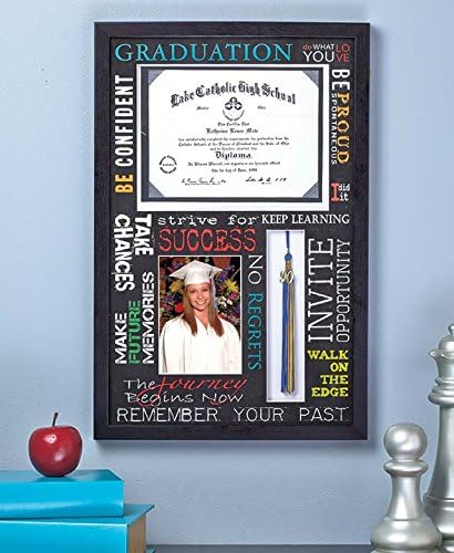 Natalie Dancewear Graduation Keepsake Collage Frame. Room for Diploma, Photo & Tassel