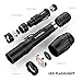 KANGORA LED Flashlight Kit - 5 Modes - Water-Resistant Handheld Flashlights with Rechargeable 18650 Battery Charger for Camping, Hiking, Cycling, and Emergency Search Missions (TF-160)
