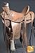 HILASON 15 in Western Horse Wade Saddle Leather Ranch Roping Tanthumb 3