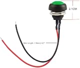 RUNCCI-YUN 7Pcs 12mm Waterproof Momentary Push Button Switch Round 12V view 2