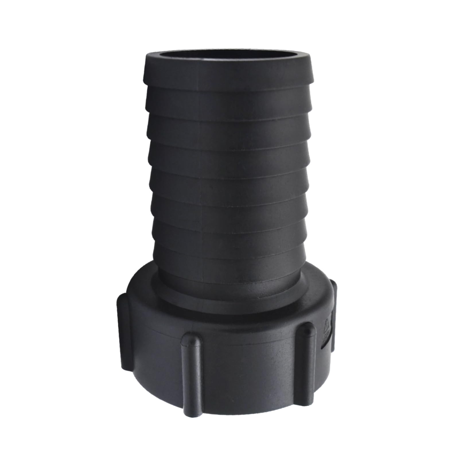 Tank Hose Adapter Plastic IBC Tank Adapter Garden Hose Adapter Fittings Tools 60mm Thread Import to 2"(50mm) Connect Hose (Pack of 1)