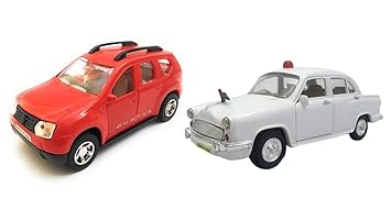 Buy The Game Begins Combo Car Toys Duster Car Red And Ambassador Car White Set Of 2 Value Pack Online At Low Prices In India Amazon In