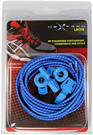 NextGen Laces Shoe Laces – Elastic No-Tie – Designed for Athletic Sport Shoes, Athletes and Kids – Running Gear Accessories – Fitness Exercise Equipment