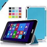 IVSO ASUS VivoTab 8 M81C (2014 Version) Ultra Lightweight Slim Smart Cover Case-will only fit ASUS VivoTab 8 M81C Tablet (Blue)