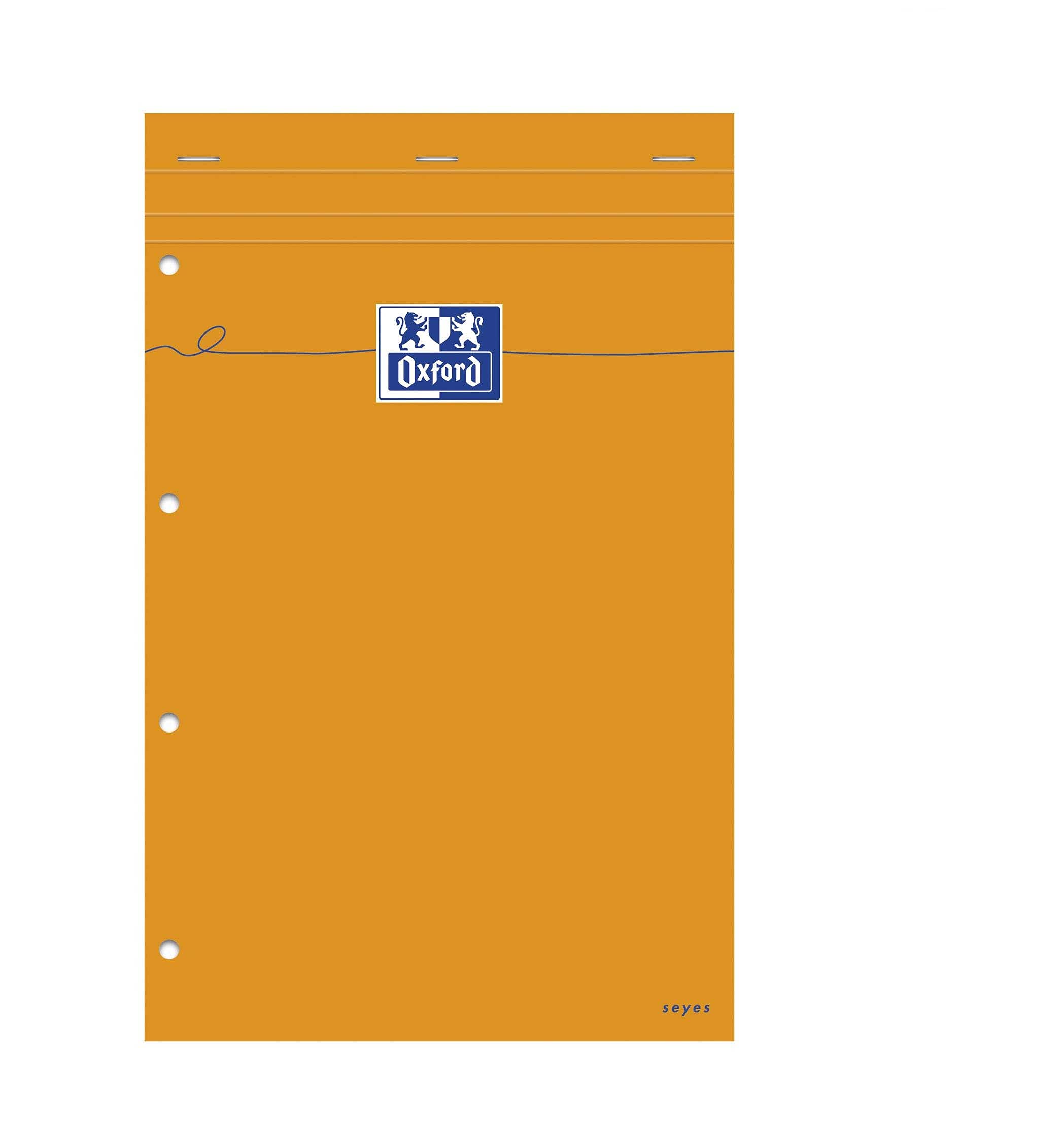 OXFORD Set of 5 Orange A4+ Small Tiles 5mm 80 Stapled Sheets Orange Coated Card Cover