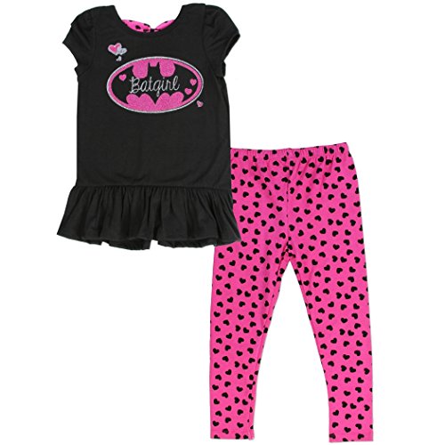 Batgirl Toddler Little Girls "Batgirl" 2 Piece Legging Set