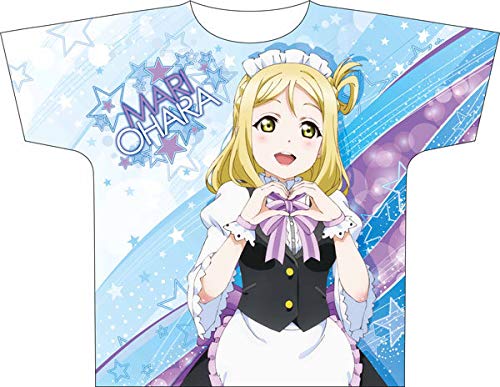小原鞠莉 Welcome To 浦女ver ラブライブ サンシャイン B07qzxkj4p フリーサイズ 鞠莉 フルグラフィックtシャツ アニメ萌えグッズ 送料無料