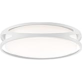 Access Lighting - HI Access 49991LEDD-WH/ACR Transitional LED Flush Mount from Lucia Collection in White Finish