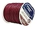 Mandala Crafts Size 1.5 mm Dark Red Waxed Cord for Jewelry Making, 109 YDs 1.5mm Dark Red Waxed Cotton Cord for Jewelry String Bracelet Cord Wax Cord Necklace String