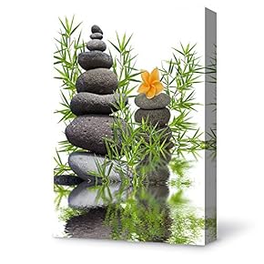 Canvas Wall Art for Living Room,Bedroom Home Artwork Paintings Cobblestone Ready to Hang - 12x18 inches