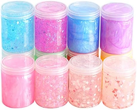 Huaxix 100ml Storage Container Organizer Box for Light Clay Playdough Foam Slime Mud