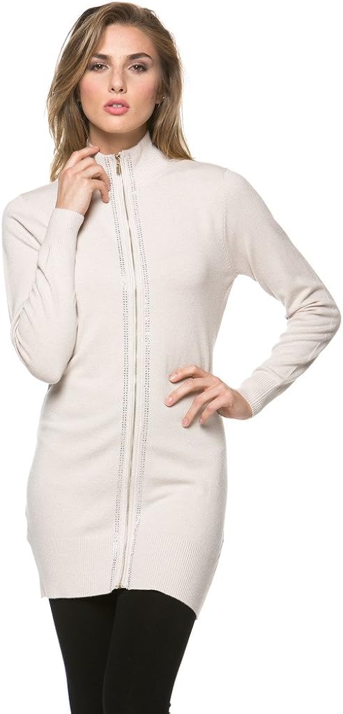 zipper cardigan sweater womens