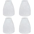 Aspen Creative 23062-4 Alabaster Transitional Style Replacement Glass Shade, 2-1/8" Fitter Size, 4-5/8" High x 4-1/8" Diamete