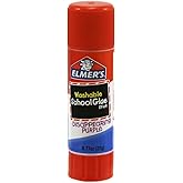 Elmer's Washable Removable Glue Stick, 0.21 oz., Disappearing Purple (E514)