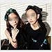 HuaYang|Sweet Korean Style Big Bowknot Hair Band Bow Headband(Black)