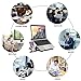 Laptop Stand Adjustable Computer Stand with Phone Holder Compatible with MacBook Air Pro, Dell XPS, HP, Lenovo More 10-17 Inch Laptop (Black)thumb 4