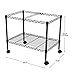 Finnhomy Premium 1-Tier Metal Rolling File Cart for Letter Size and Legal Size Folder, Black