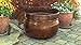 Liberty Garden 1901 Rustic Garden Hose Pot, Holds 100-Feet of 5/8-Inch, Bronze