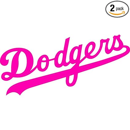  Los Angeles Dodgers Pink Set Of 2 Premium
