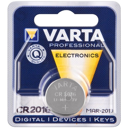 Varta 10 x CR2016 Lithium Coin Cell Battery 3V 90mAh