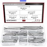DYWISHKEY 160PCS 304 Stainless Steel Cotter Pin Assortment Kit