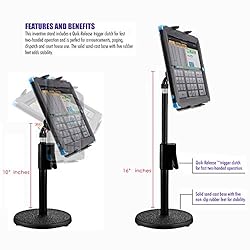 ChargerCity 360° Rotate Tablet Holder Podium Stand