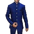 INMONARCH Mens Royal Blue 2 Pc Jodhpuri Suit Wedding JO464CM Custommade Royal Blue