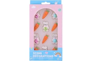 Eastron Edible Easter Bunny Carrot Sprinkles for Cakes Decorating Cupcakes Toppers for Baking, Birthday, Ice Cream, Cookies, Cake Decorations