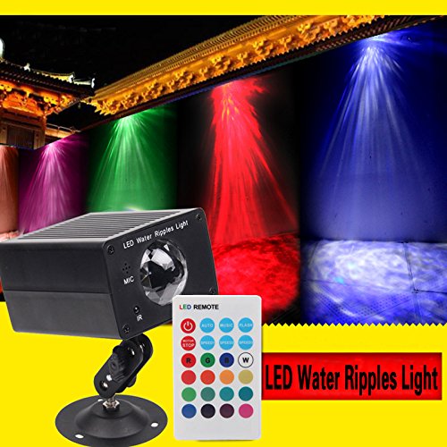 StarLight Water Ripple Effect Light Projector with 16 Colors, 3 Modes