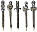 Design Toscano CL993664 Knights of the Realm: Battle Armor Pen C..., Set of 5,Full Color