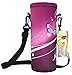icolor 500ml Water Bottle Carrier Holder Bag Wide Mouth 18oz Insulated Neoprene Tea Bottle Sleeve Sling Shoulder Pouch Cover Fit Stainless Steel & Plastic Bottle Diameter 2.75