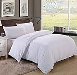 Colourful Snail 3-piece Luxury Duvet Cover Set, Includes Duvet Cover and 2 Matching Pillow Shams, Ultra Soft and Easy Care, Wrinkle & Fade Resistant, Queen/Full, White