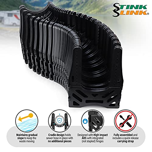 Stink Slink 20 Foot RV Sewer/Septic Hose Support Holder Caddy