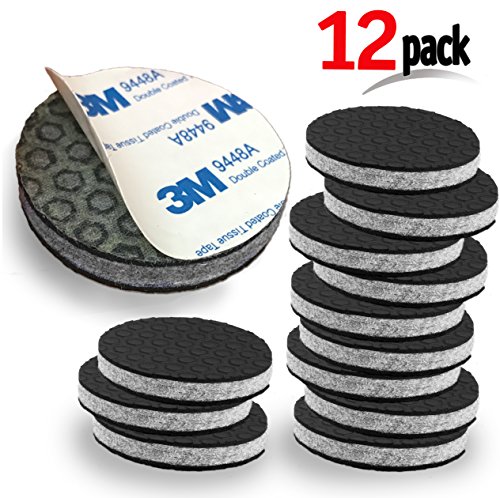 "sliptogrip" non slip furniture pad grippers - 2" …