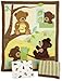 Bedtime Originals Honey Bear 3 Piece Crib Bedding Set, Brown/Green