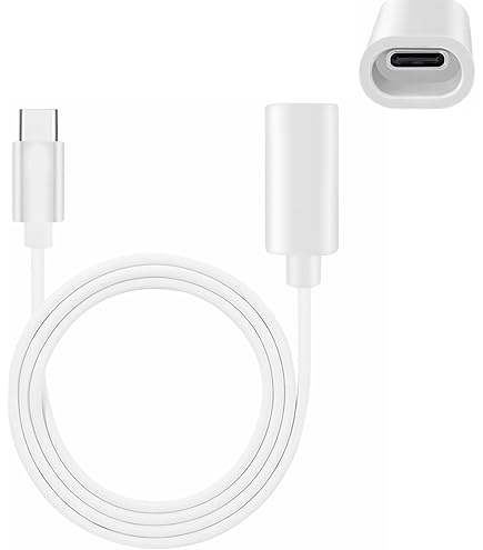 TUSITA USB-C Verlengkabel – 3 Meter – Voor Ring USB-C Zonnepanelen & Beveiligingscamera’s – Weerbestendig – Met Kabelclips