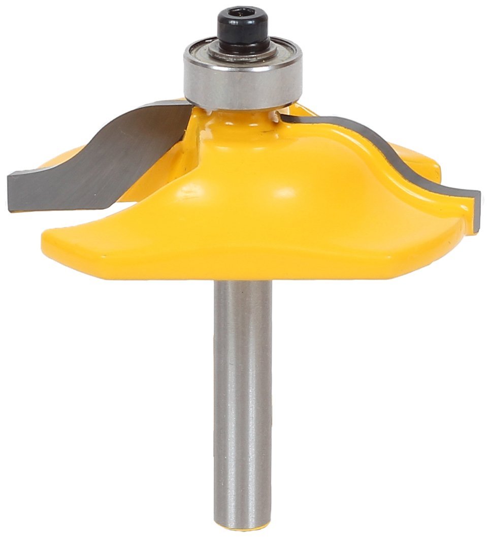 Yonico 12132q - Mini Raised Panel Router Bit, Ogee - Diameter: 2", Cutting Depth: 3/4" - 1/4" Shank — image 1