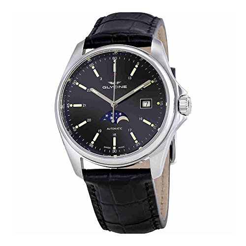 Glycine combat 6 classic automatic black dial mens watc…