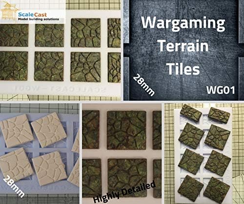 28mm Wargaming Terrain Scenery Casting Mould - WWII terrain - WG01