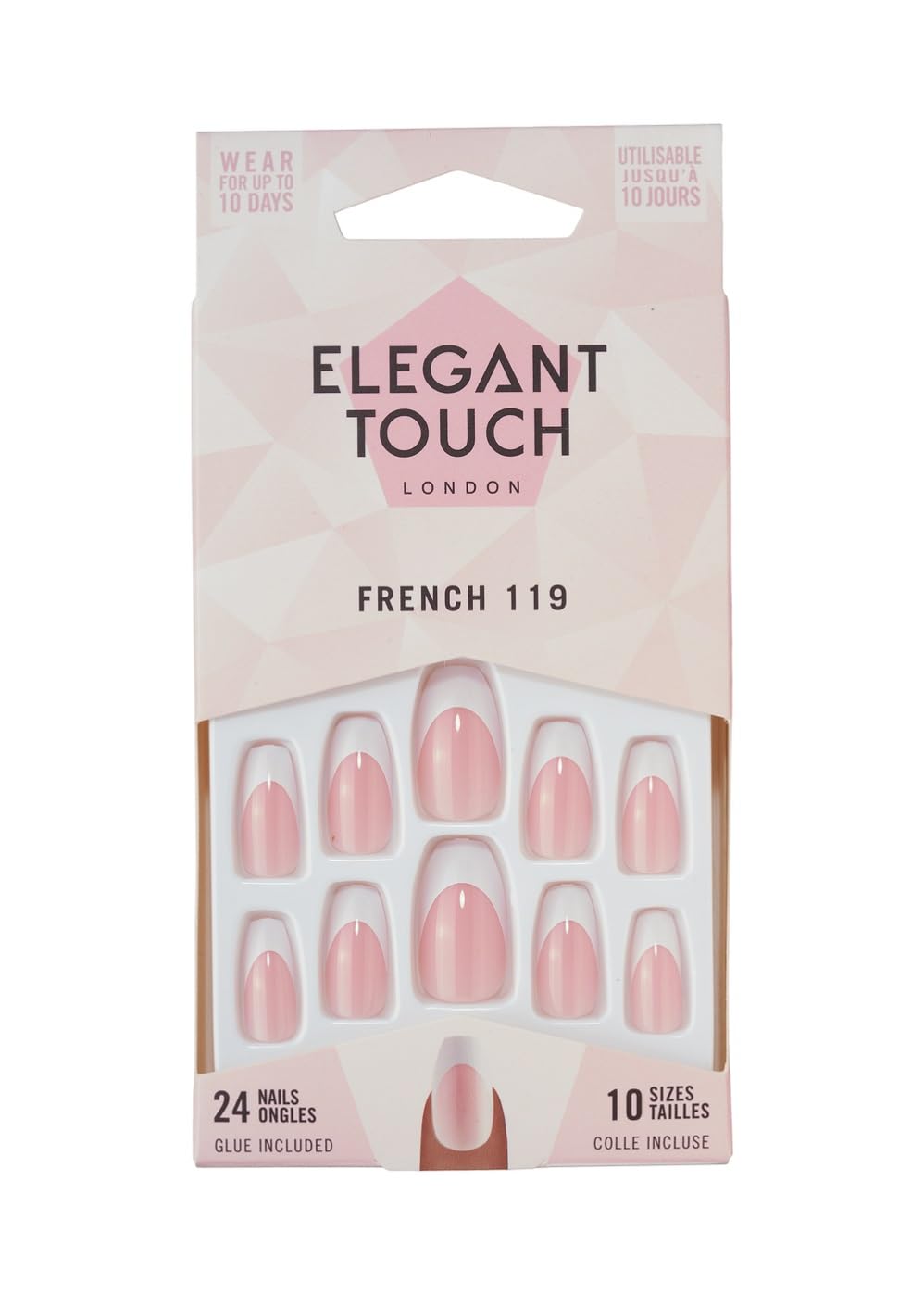 Elegant Touch French Nails 119