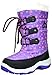 ARCTIV8 NORDIC New Girls Insulated Faux Fur Lining Insole Lace Up/Zipper Warm Winter Snow Skii Boots