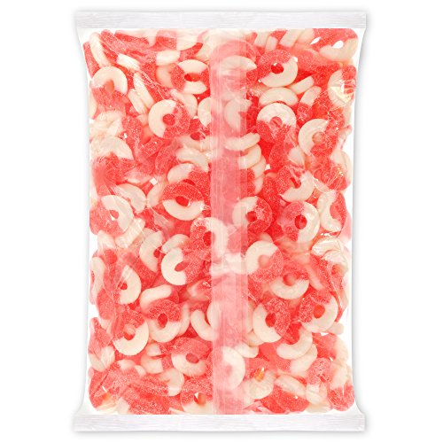 ALBANESE WORLD’S BEST GUMMI WATERMELON RINGS | 4.5LBS OF CANDY | GLUTEN FREE, FAT FREE, SOFT AND CHEWY GUMMY RINGS | PERFECT FOR PARTIES, BAKING WITH KIDS, AND ON THE GO SNACKING