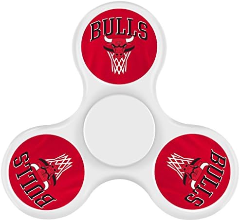 MEI SH Spinner, Stress Reducer fidget toy for kids, teen, student and adults EDC Focus Hand Spinner Relieves ADHD Anxiety Boredom (Chicago-Bulls )