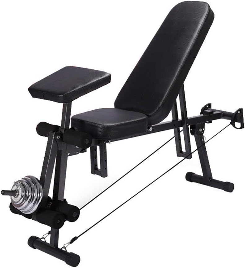 GJWYEYEYE Indoor fitness equipment multifunction home dumbbell bench supine push the stool sit Multipurpose sports Exerciser abdomen