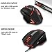Zelotes F18 Wired 2.4G Wireless Gaming Mouse with 3200 DPI 7 Buttons LED Backlight for Gamer PC Laptop Desktop Notebookthumb 2
