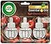 Air Wick plug in Scented Oil 3 Refills, Apple Cinnamon Medley, Holiday scent, Holiday spray, (3x0.67oz), Essential Oils, Air Freshener, Packaging May Vary primary